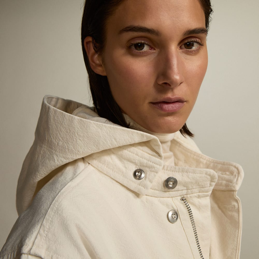 The Canvas Organic Cotton Parka | Bone