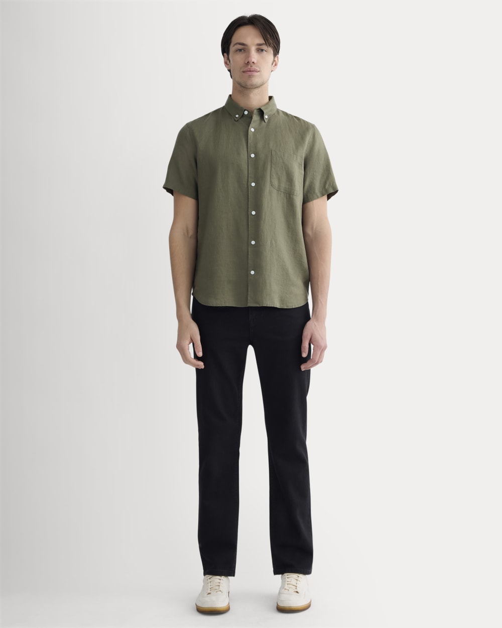 The Classic Short-Sleeve Shirt in Linen | Kalamata