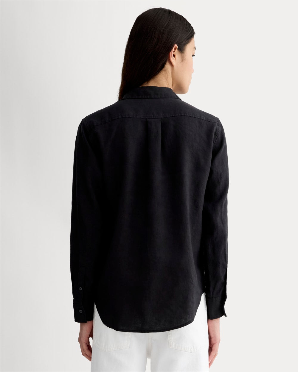 The Must-Have Shirt in Linen | Black