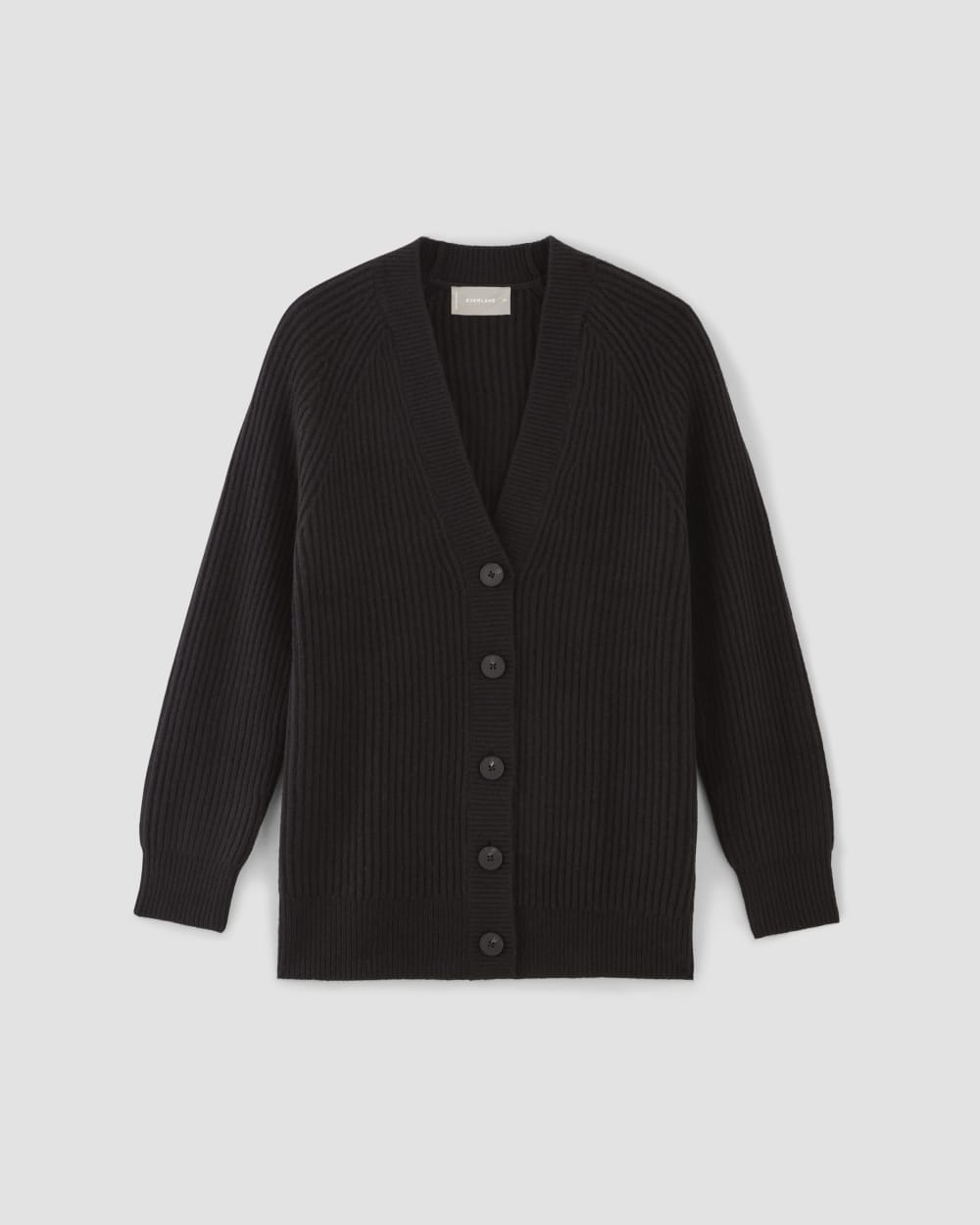 The Felted Merino Cocoon Cardigan | Black