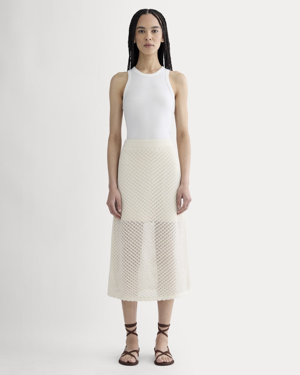 The Lace Knit Skirt | Birch