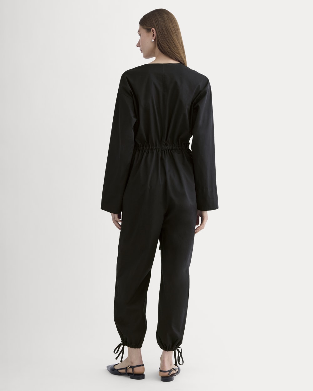 The Utility Drawstring Jumpsuit | Black