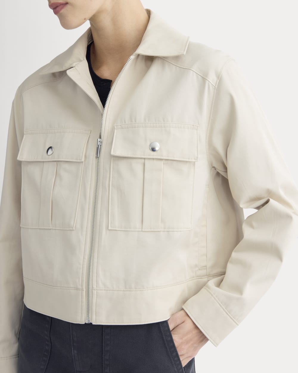 The Cropped Utility Jacket | Peyote