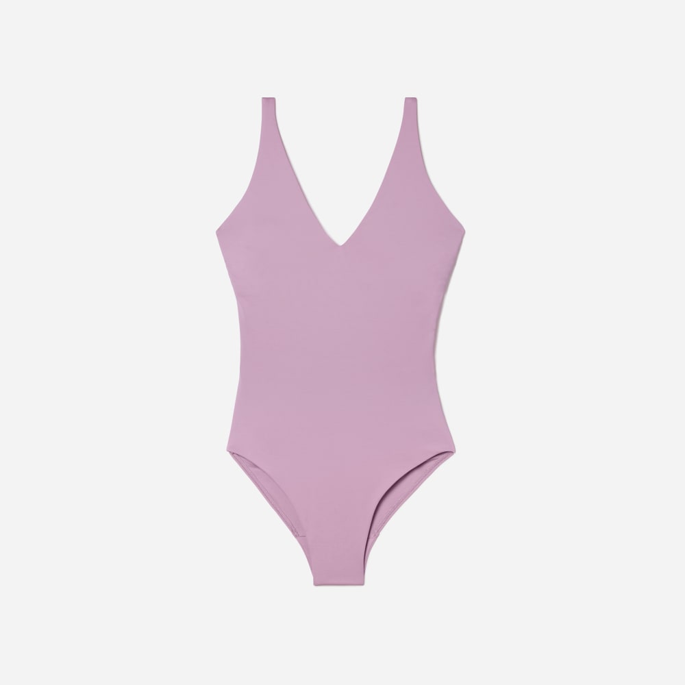 The V-Neck One-Piece | Lilac