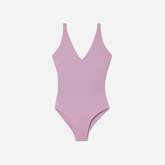 The V-Neck One-Piece | Lilac