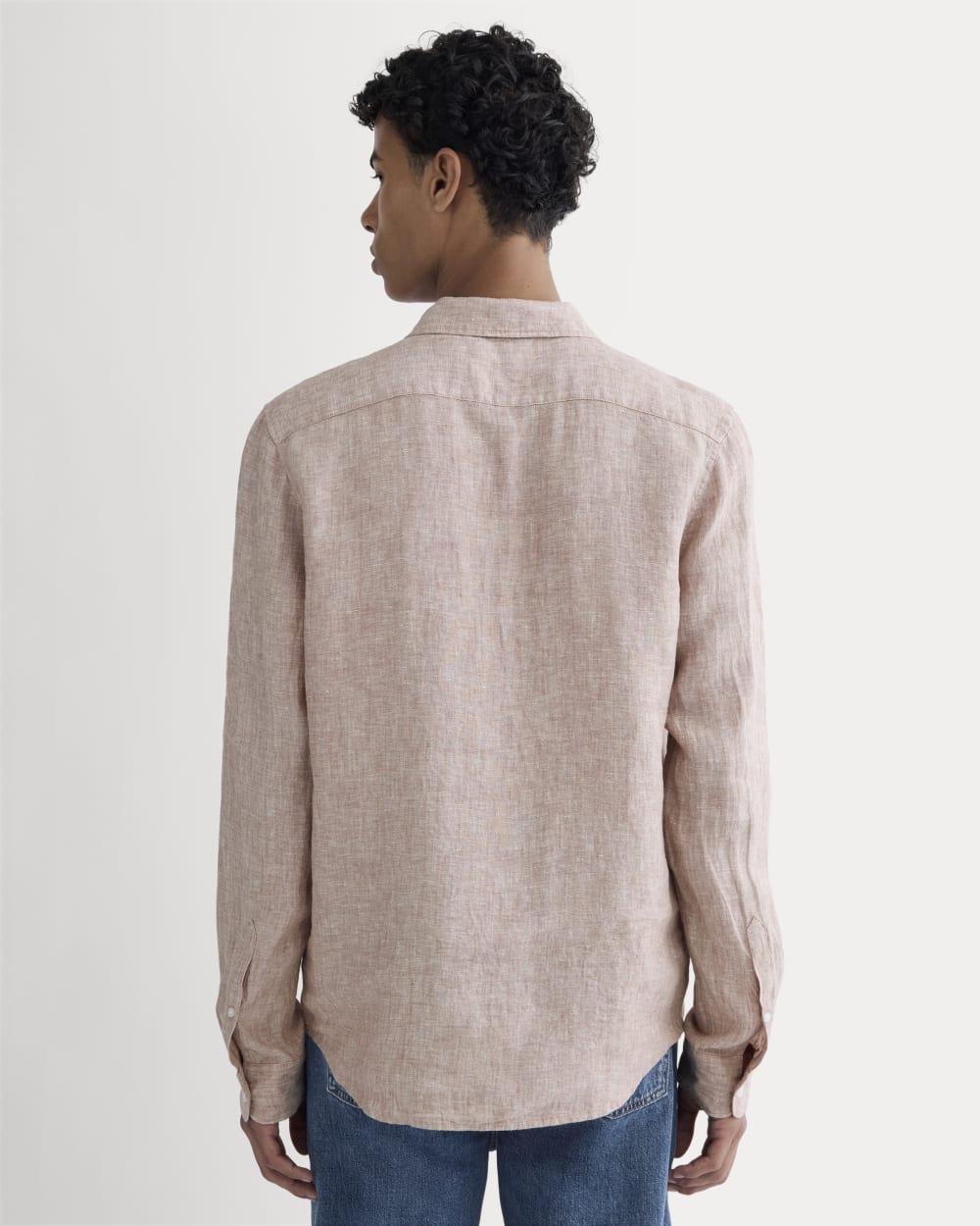 The Classic Shirt in Linen | Burlwood Chambray