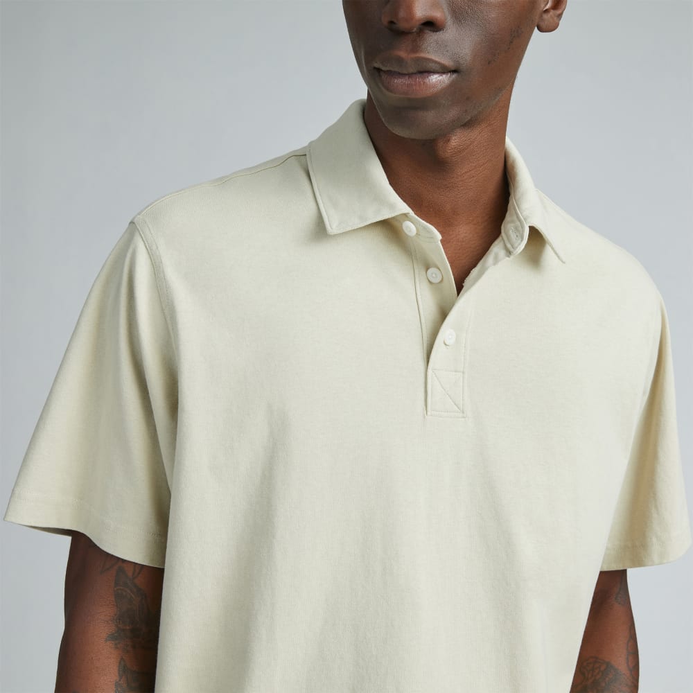 The Premium Weight Relaxed Polo | Pelican