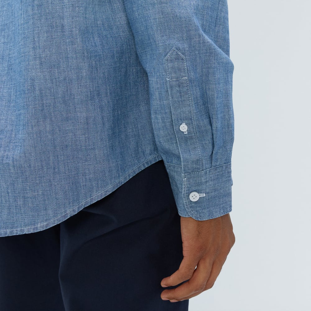 The Relaxed Organic Chambray Shirt  | Ivy Blue ReChambray