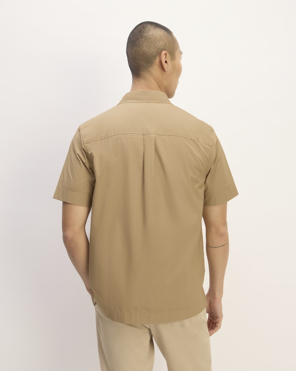 The Supima® Short-Sleeve Poplin Shirt | Tiger's Eye