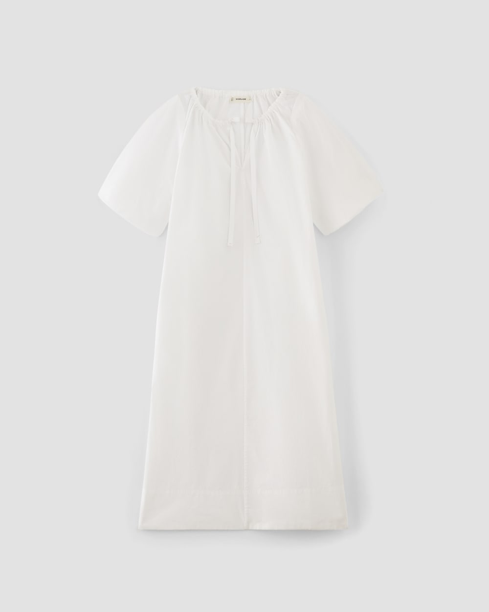 The Supima® Puff-Sleeve Dress | White