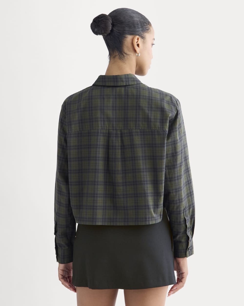 The Way-Short Shirt in Silky Cotton | Duffle Bag Plaid