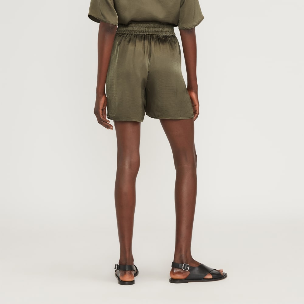 The Satin Pull-On Short | Kalamata