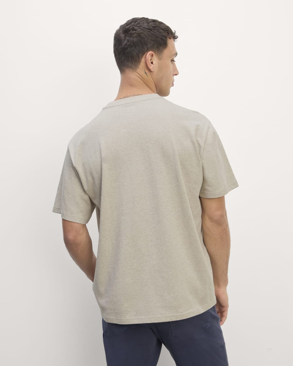 The Premium-Weight Relaxed Crew | Uniform | Heathered Oatmeal