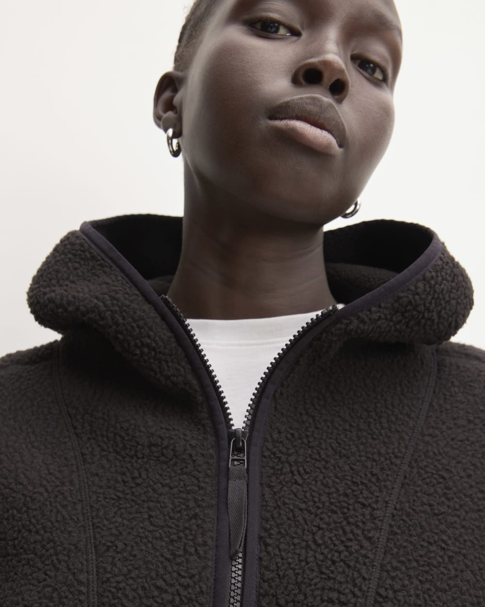 The ReNew Fleece Full-Zip Hoodie | Black