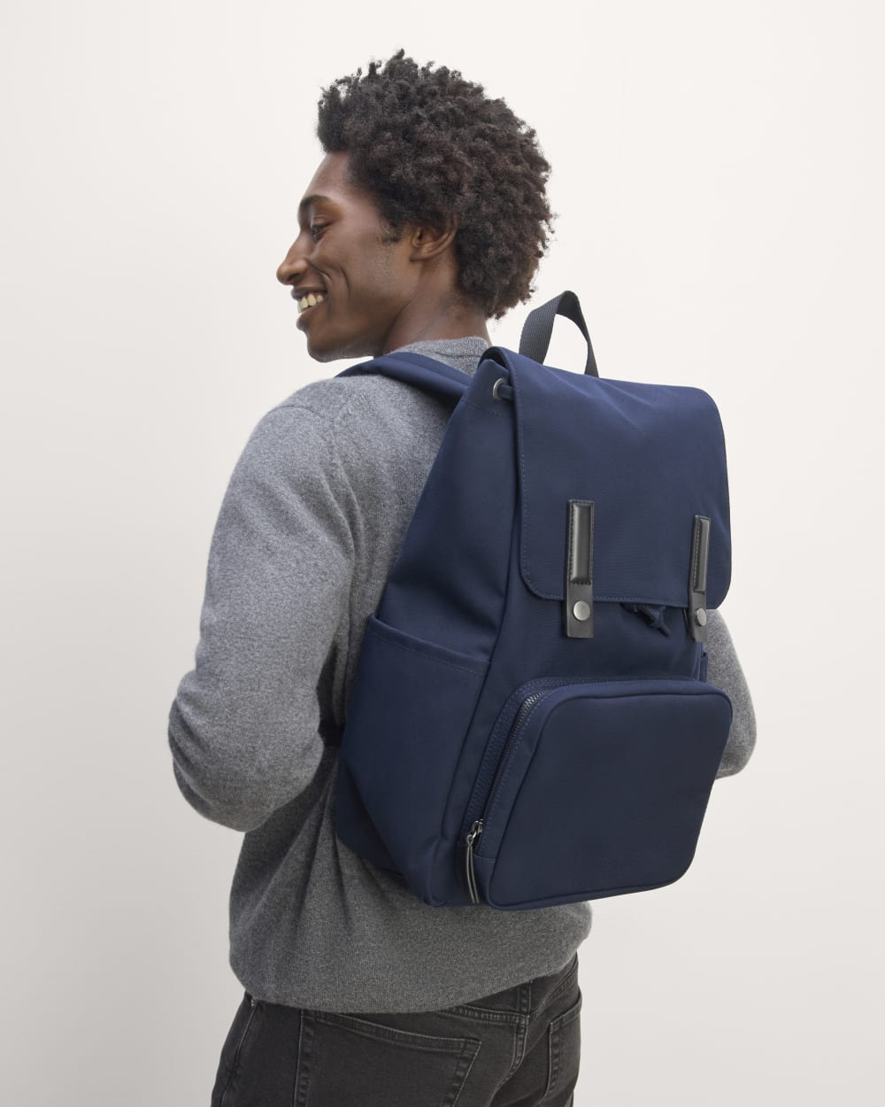 The Canvas Backpack | Navy
