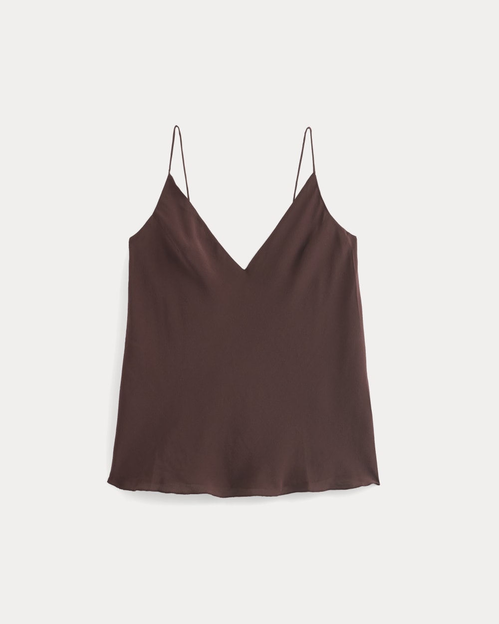 The Tie Back Cami in Washable Silk | Deep Plum