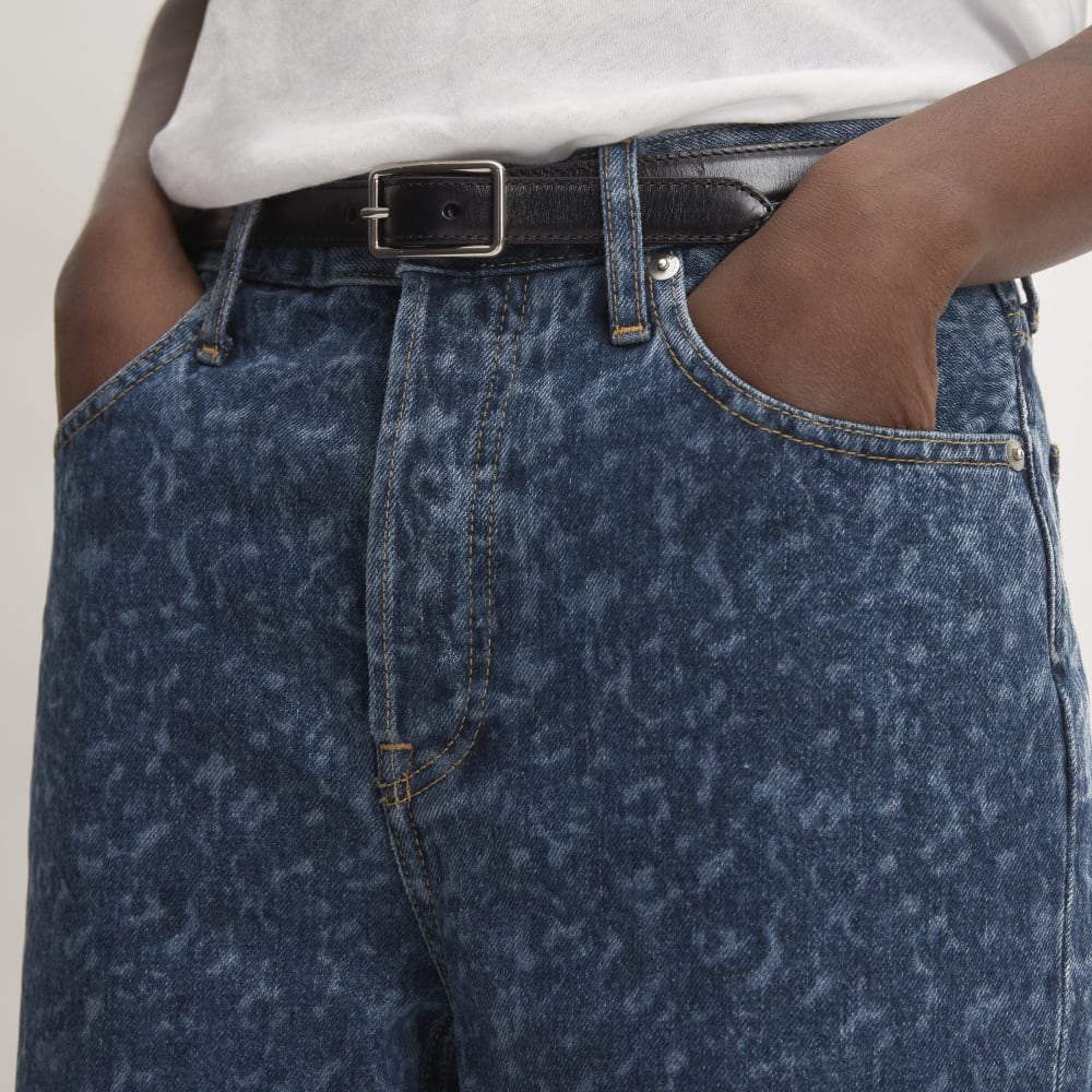 The ’90s Cheeky® Jean | Dark Painterly Strokes | 28.5 Inseam