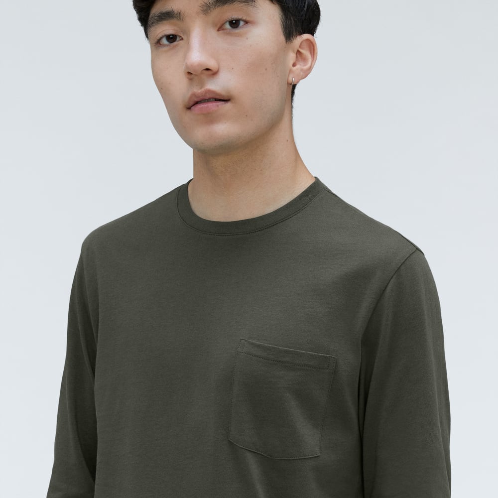 The Organic Cotton Long-Sleeve Pocket Tee | Kambaba