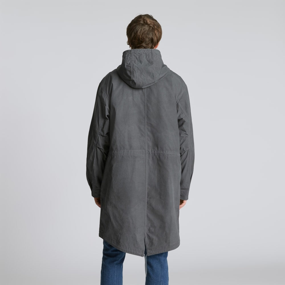 The Waxed Cotton Parka | Slate