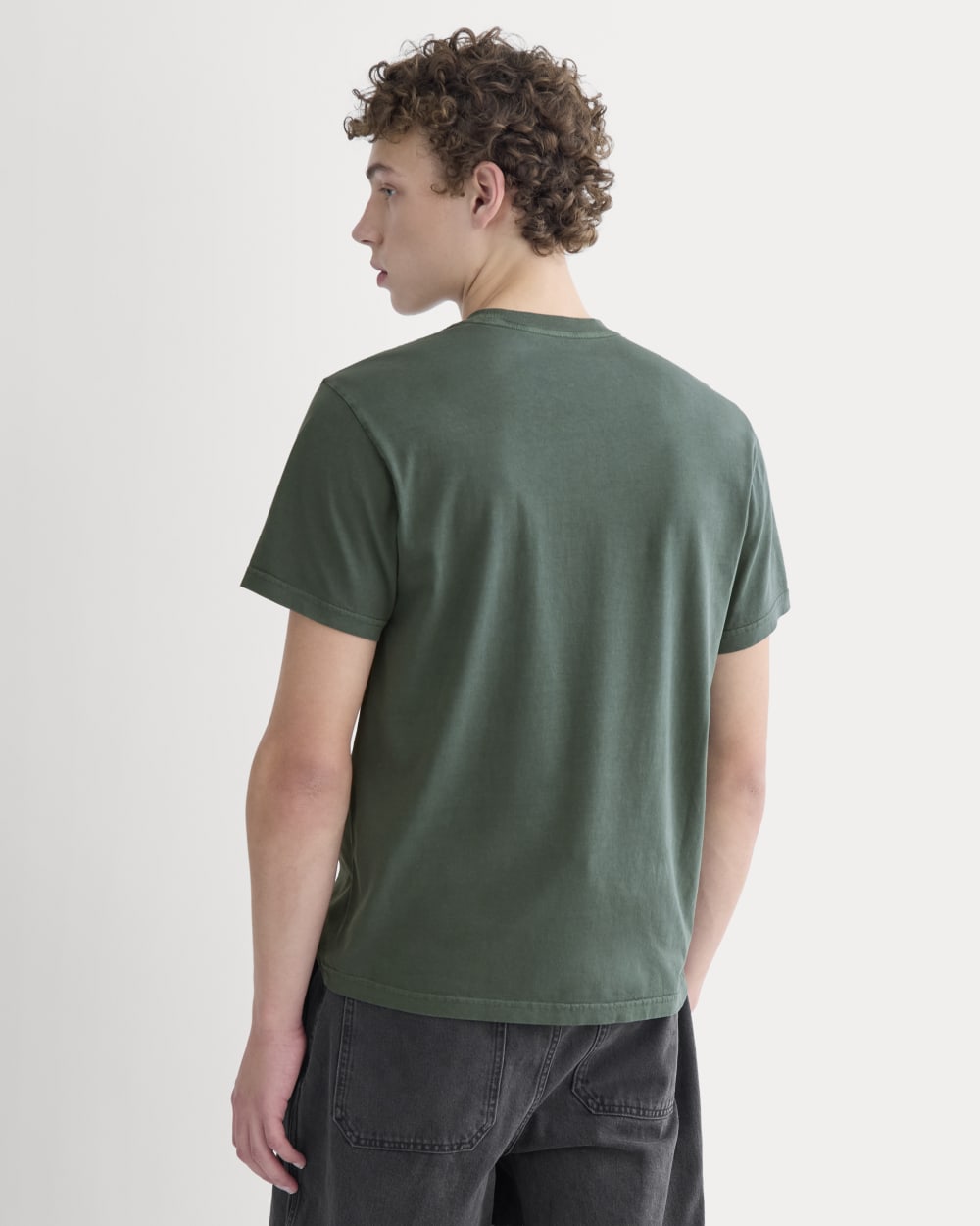 Everlane x Peace and Quiet Crest Graphic Tee | Pine