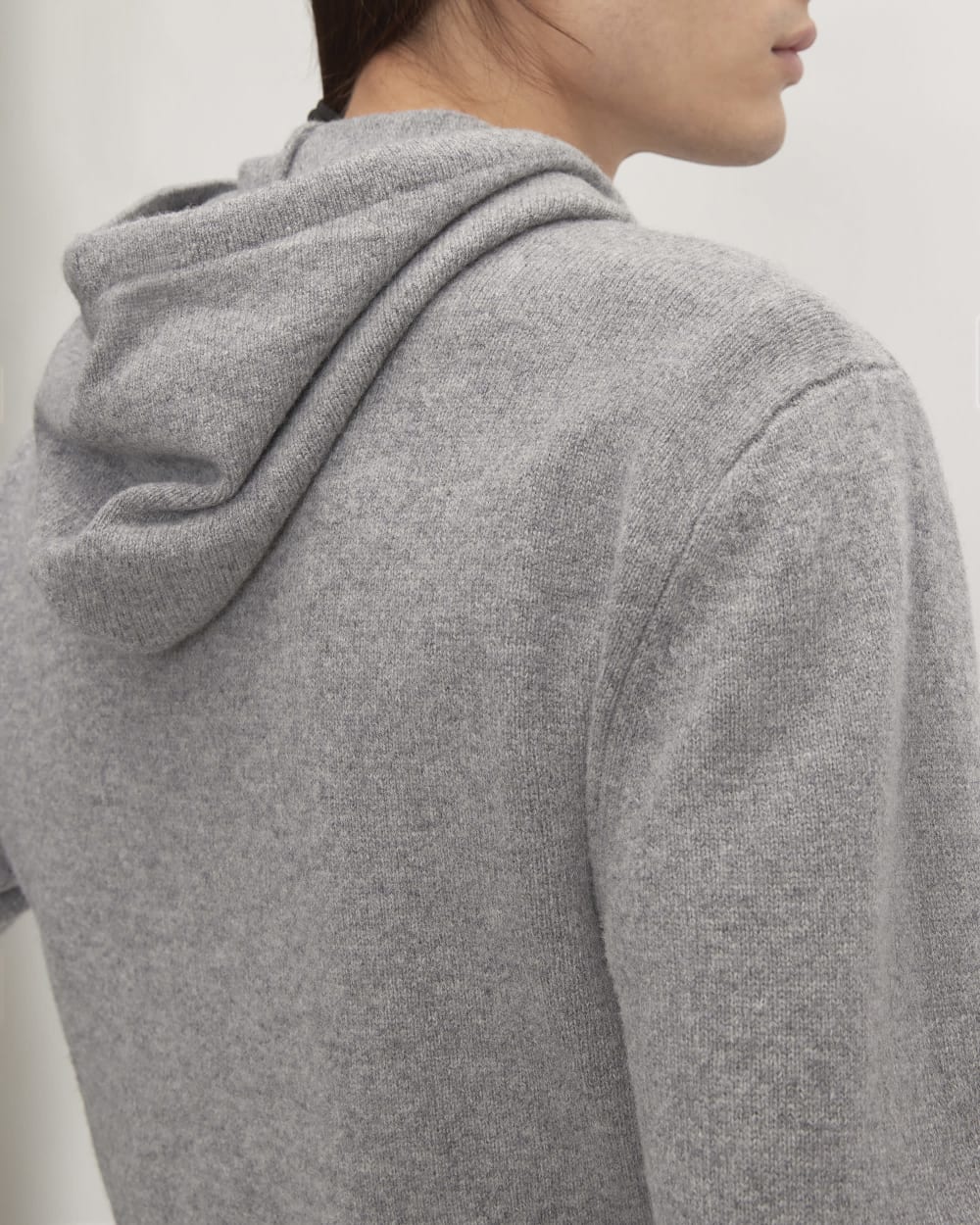 The Felted Merino Hoodie | Grey