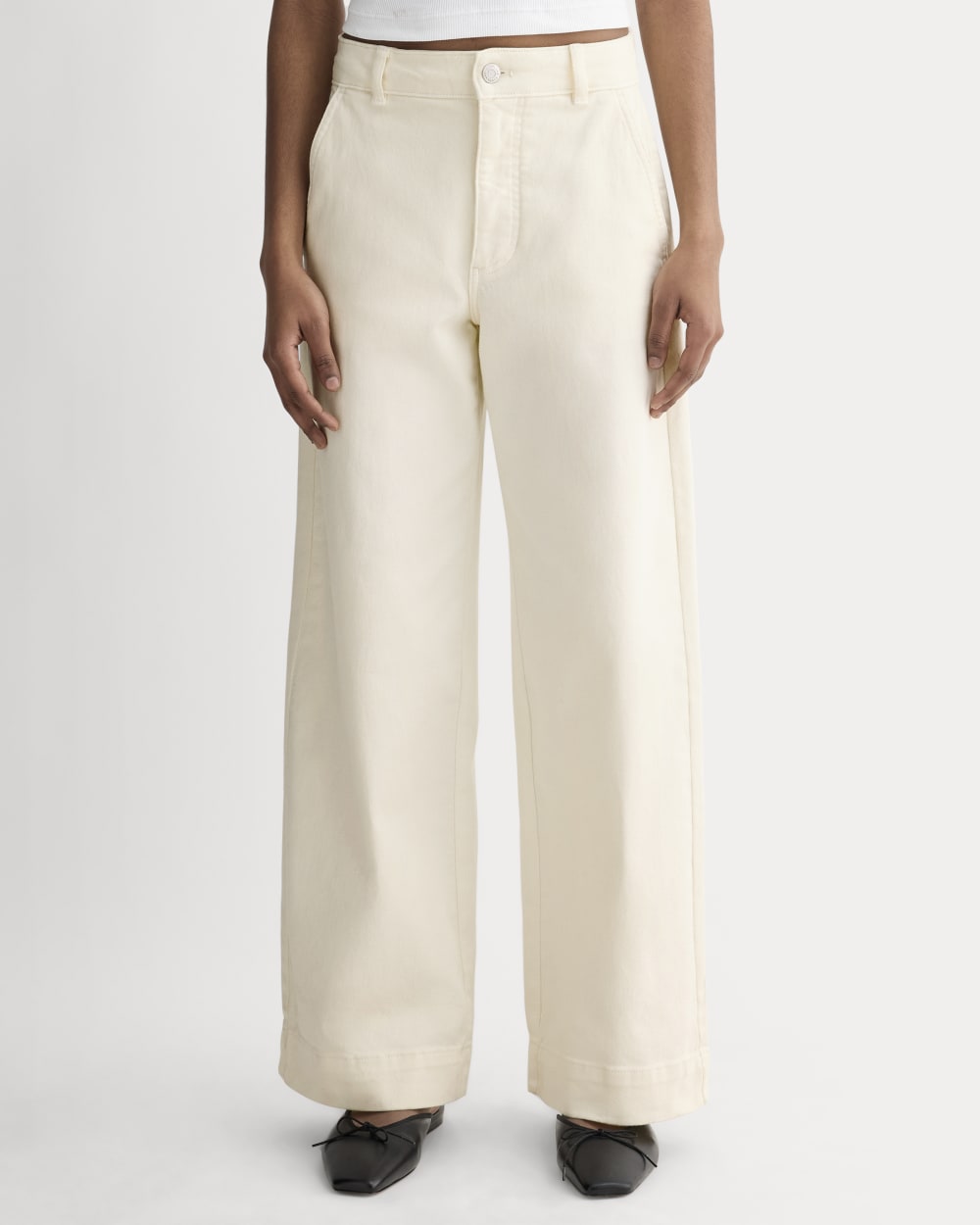 The Utility Wide-Leg Pant | Bone