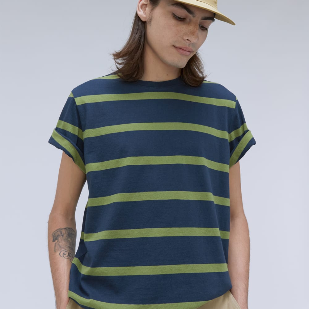 The Premium-Weight Crew | Uniform | Deep Navy / Sphagnum