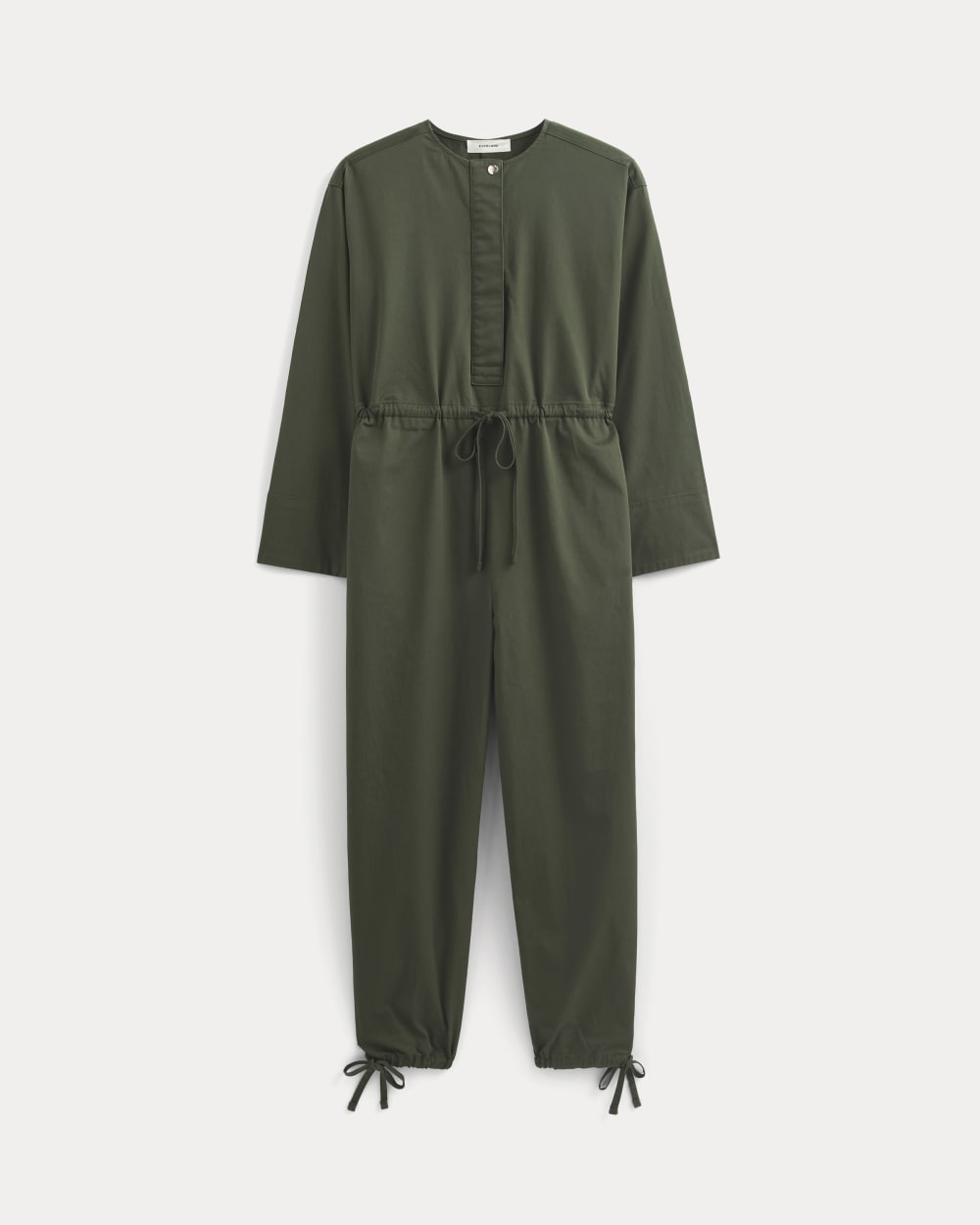 The Utility Drawstring Jumpsuit | Dark Forest