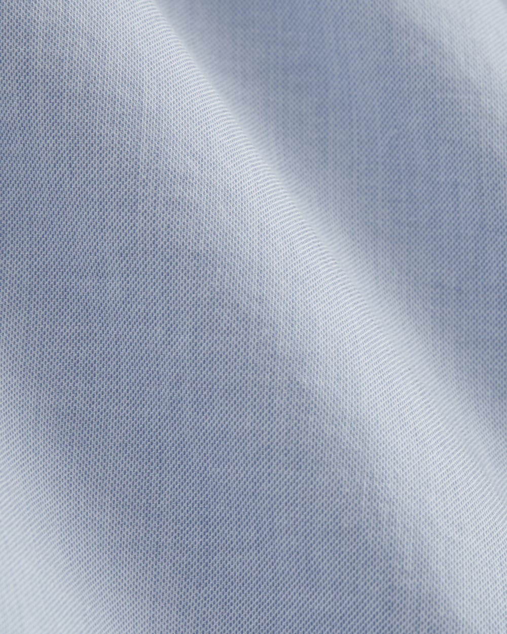 The Way-Short Shirt in Silky Cotton | Chambray Blue