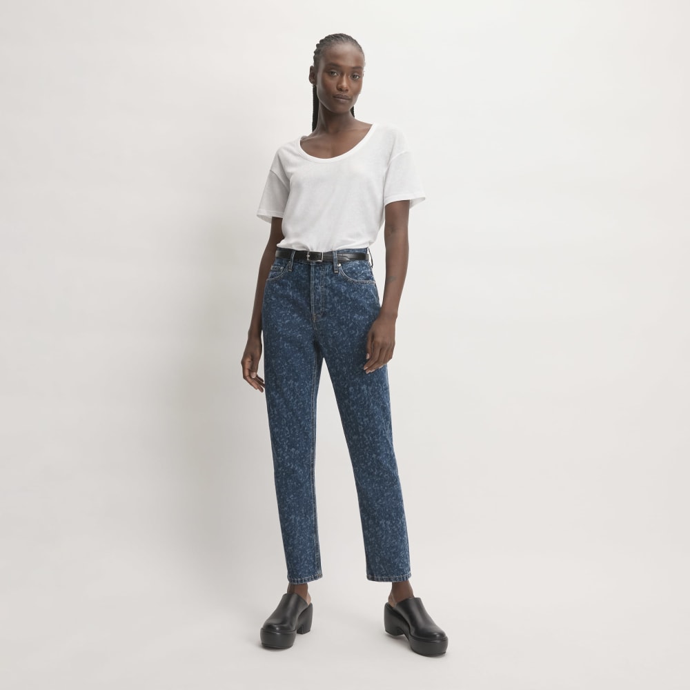 The ’90s Cheeky® Jean | Dark Painterly Strokes | 28.5 Inseam