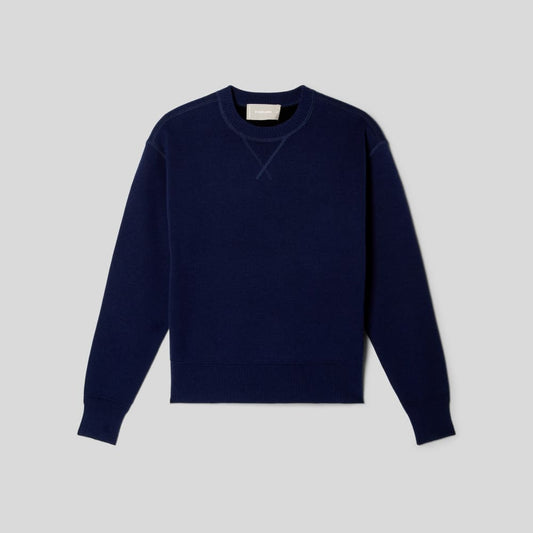 The Cotton-Merino Sweatshirt | Bright Navy