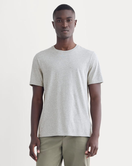 The Essential Organic Crew |  Heathered Grey