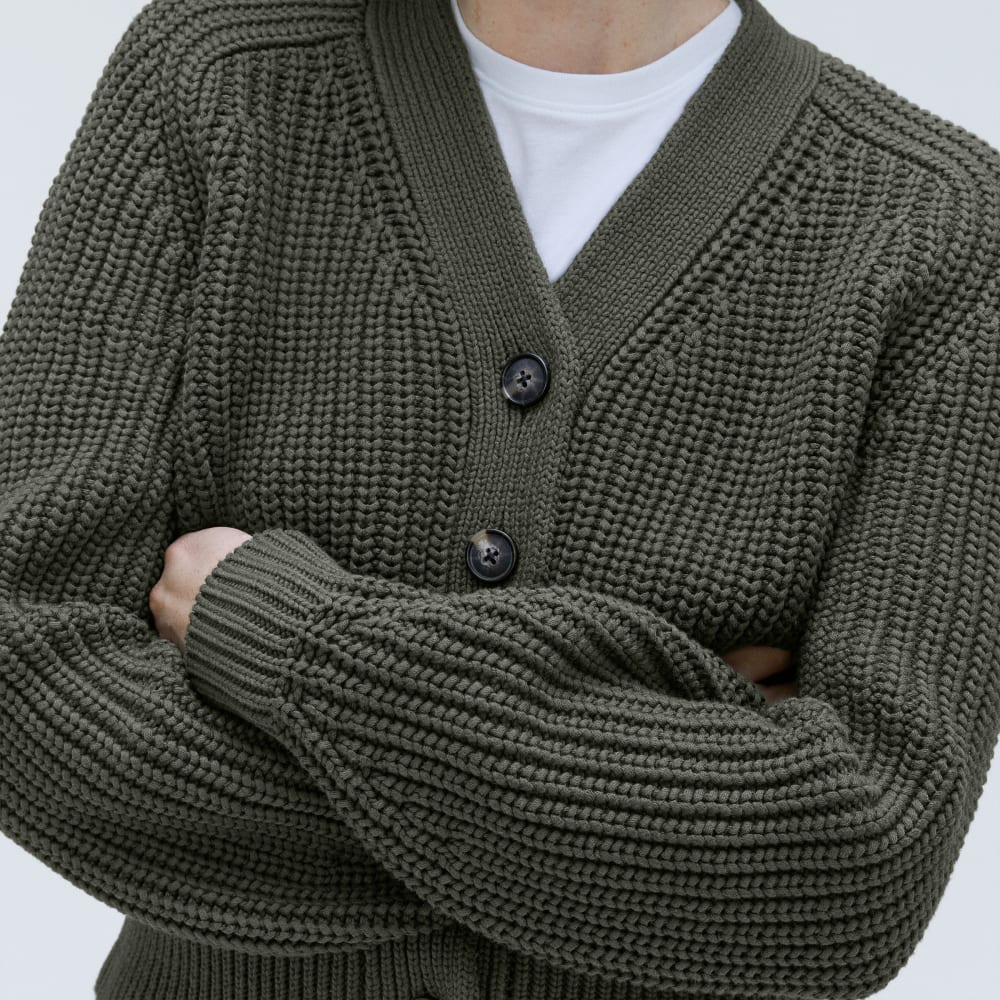 The Texture Cotton Cardigan | Kambaba