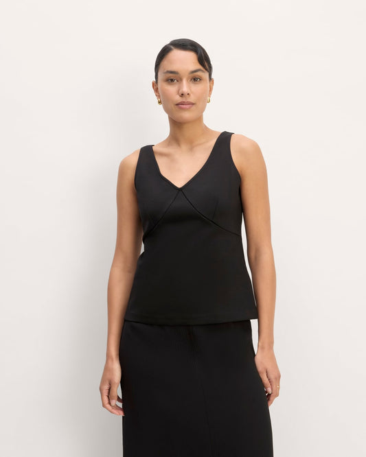 The Dream V-Neck Top | Black