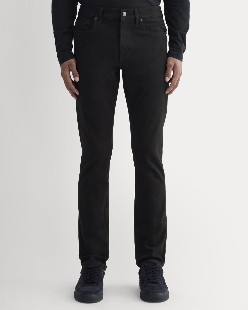 The Slim 4-Way Stretch Organic Jean | Uniform  | Black