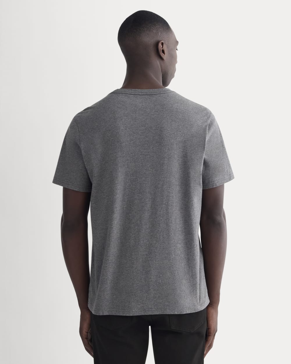 The Essential Organic Crew | Heathered Charcoal