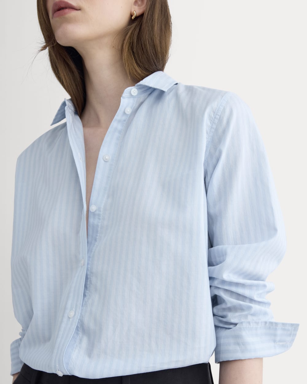 The Must-Have Shirt in Silky Cotton | Forever Blue / Optic White