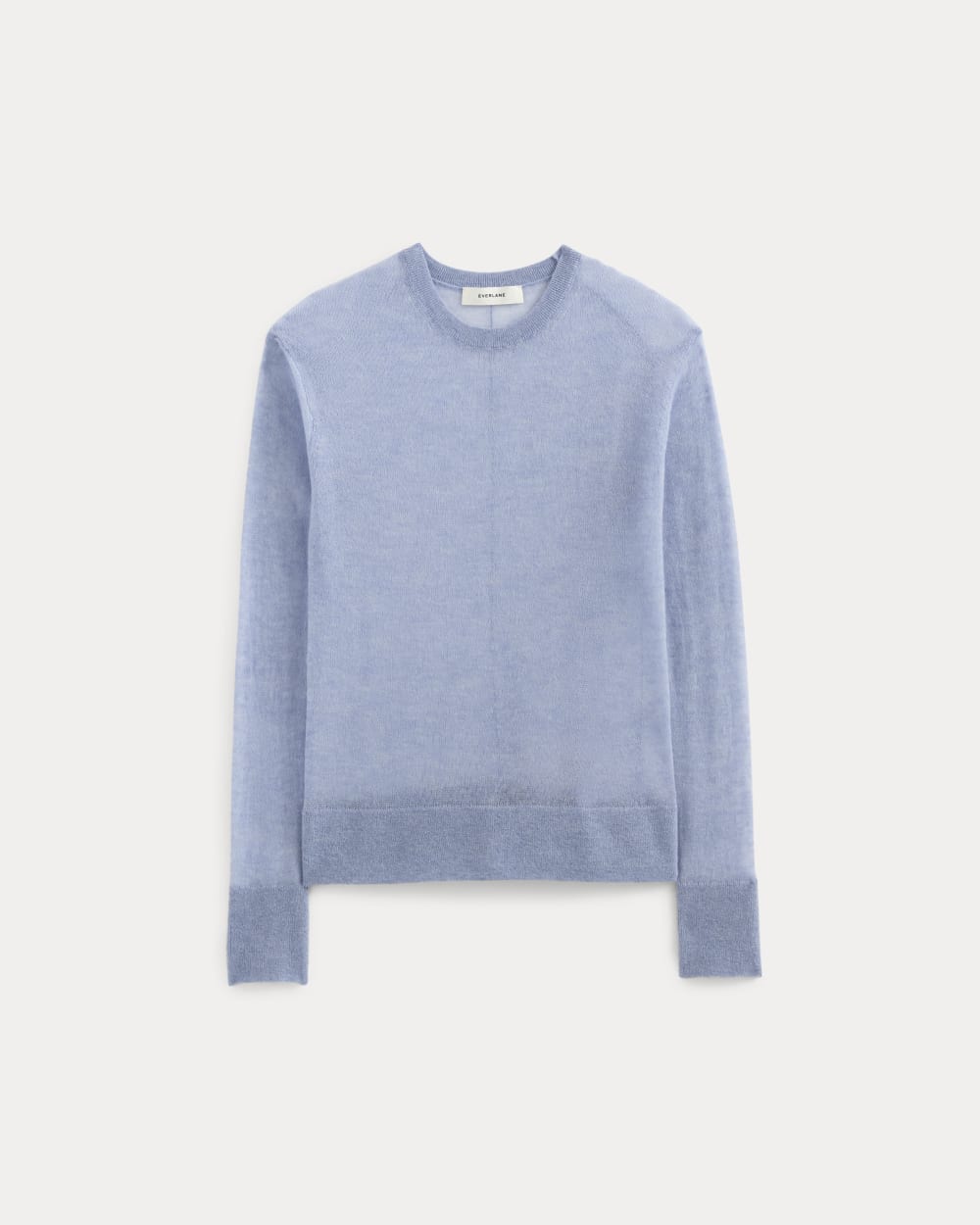 The Air Alpaca™ Relaxed Crew Top | Soft Blue