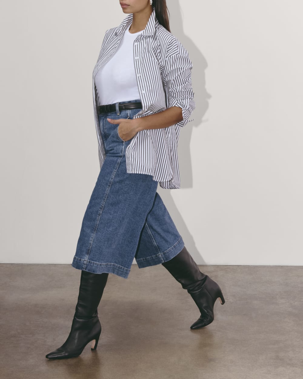 The Denim Culotte | New Blue