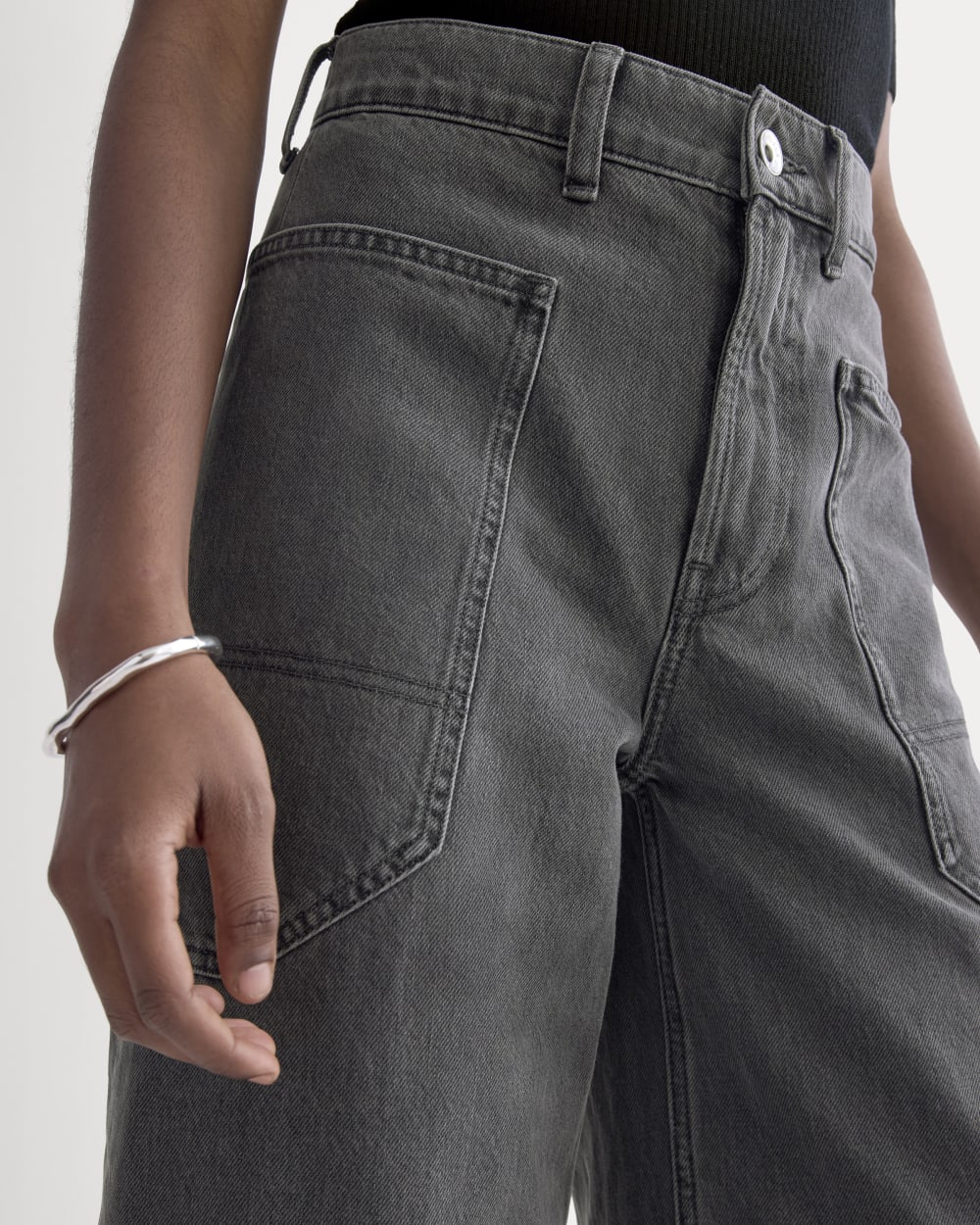 The Way-High® Gardener Cropped Jean | Washed Grey