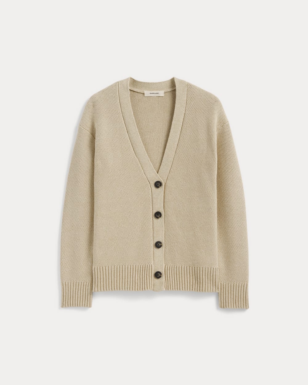 The Cotton Honeycomb Cardigan | Mojave Desert / Natural
