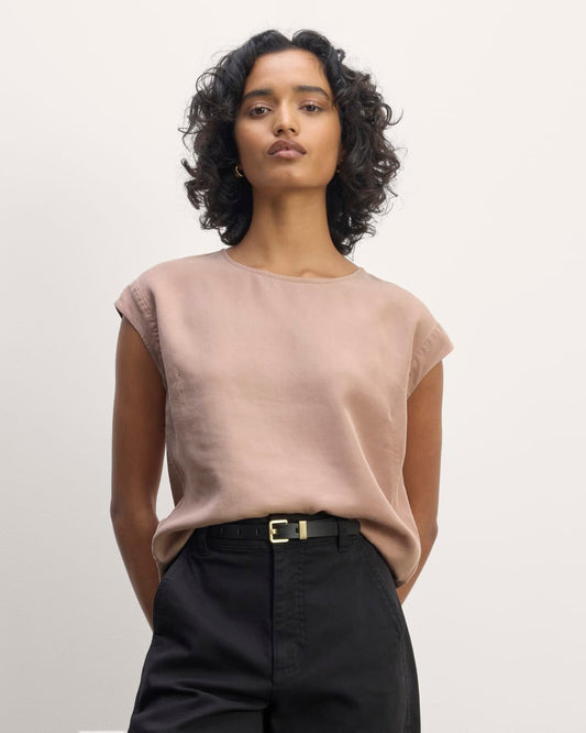 The Muscle Top in Butterlite | Dusty Rose