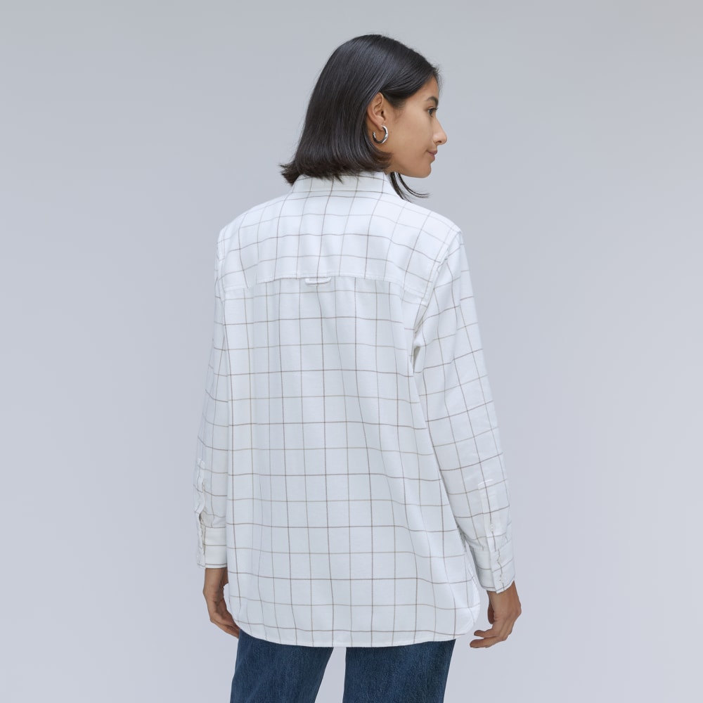 The Classic Cotton Flannel Shirt | Canvas Tan Plaid