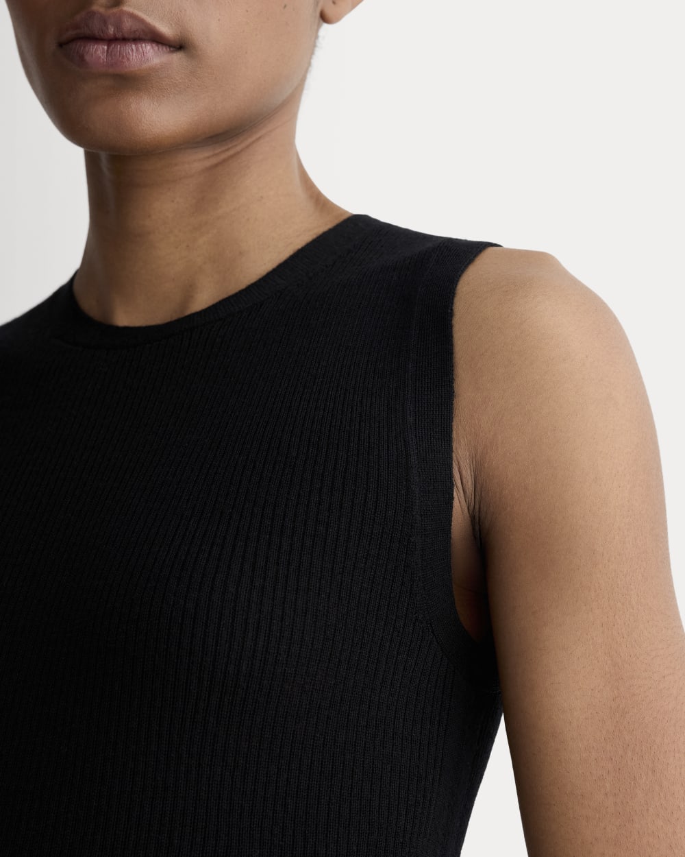 The Tank in Ultrasoft Merino | Black