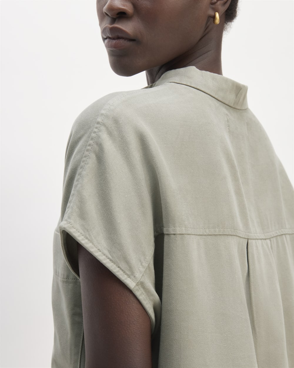 The TENCEL™ Easy Workwear Dress | Sage Green