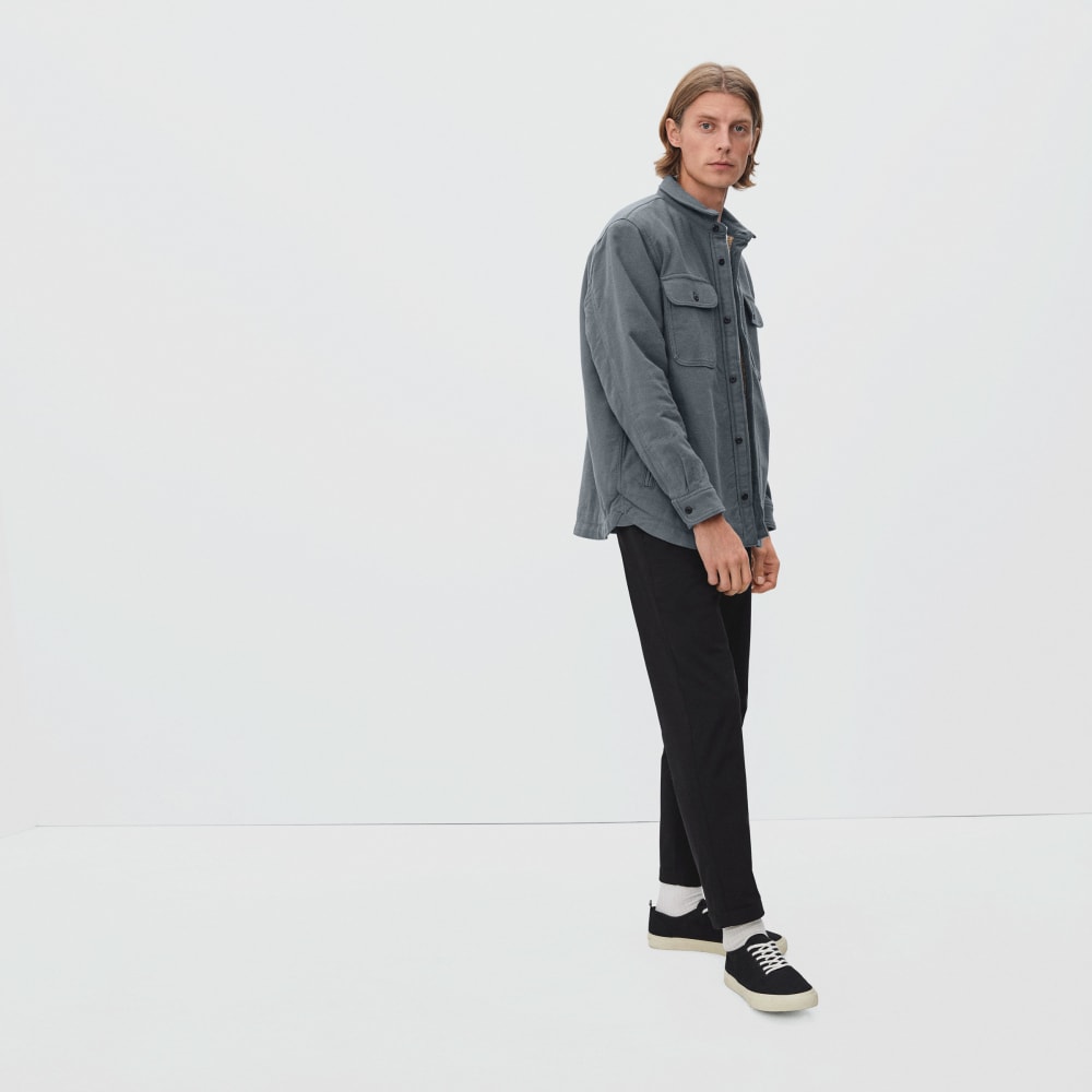The ReNew Fleece-Lined Heavyweight Overshirt | Slate