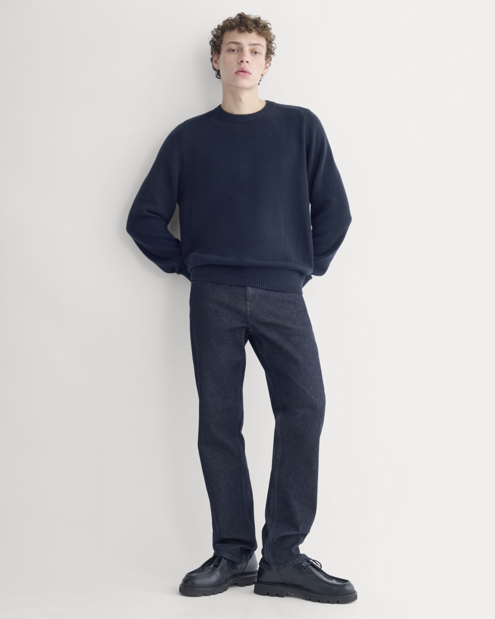 Ultrasoft Button-Down Sweater |  Navy