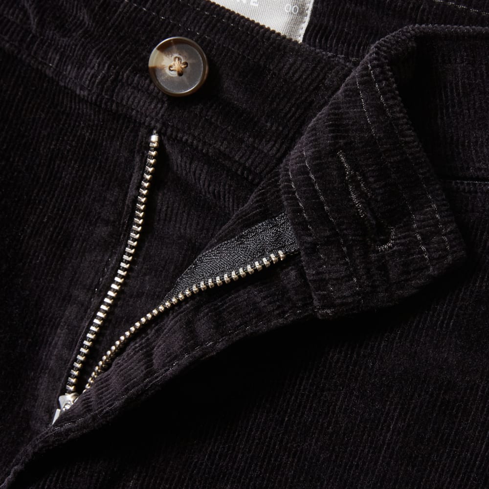 The Corduroy Wide-Leg Pant | Black