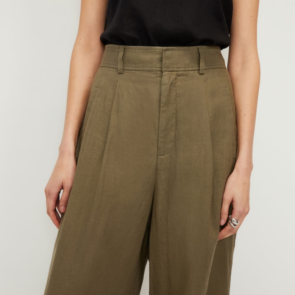 The Linen Way-High® Drape Pant  | Kalamata