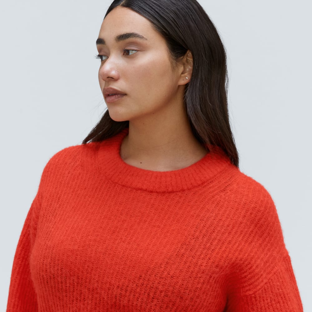 The Cocoon Crew in Alpaca | Red Orange
